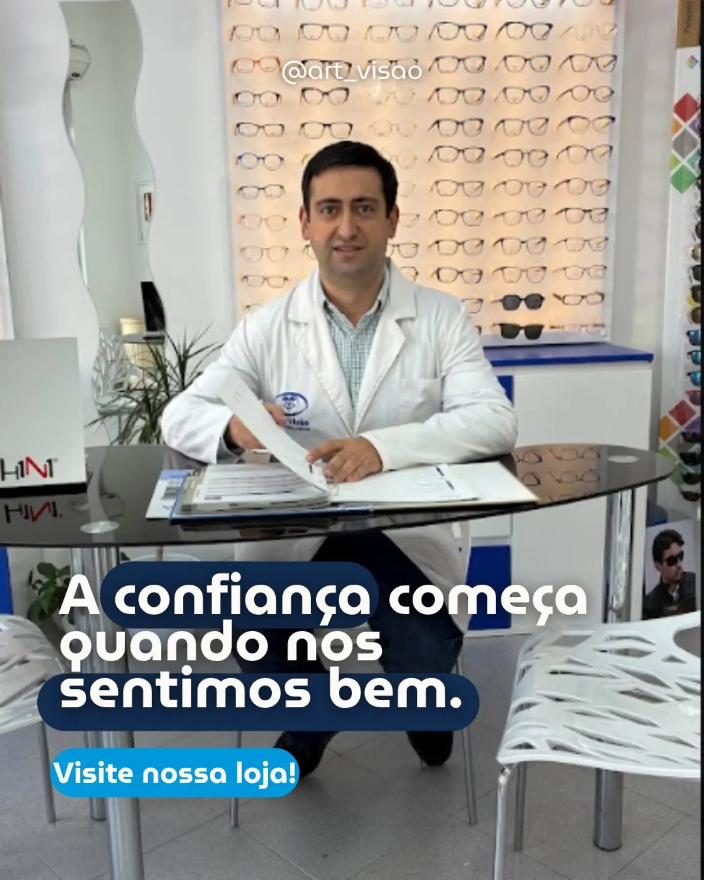 Publicação do Instagram Art'Visão